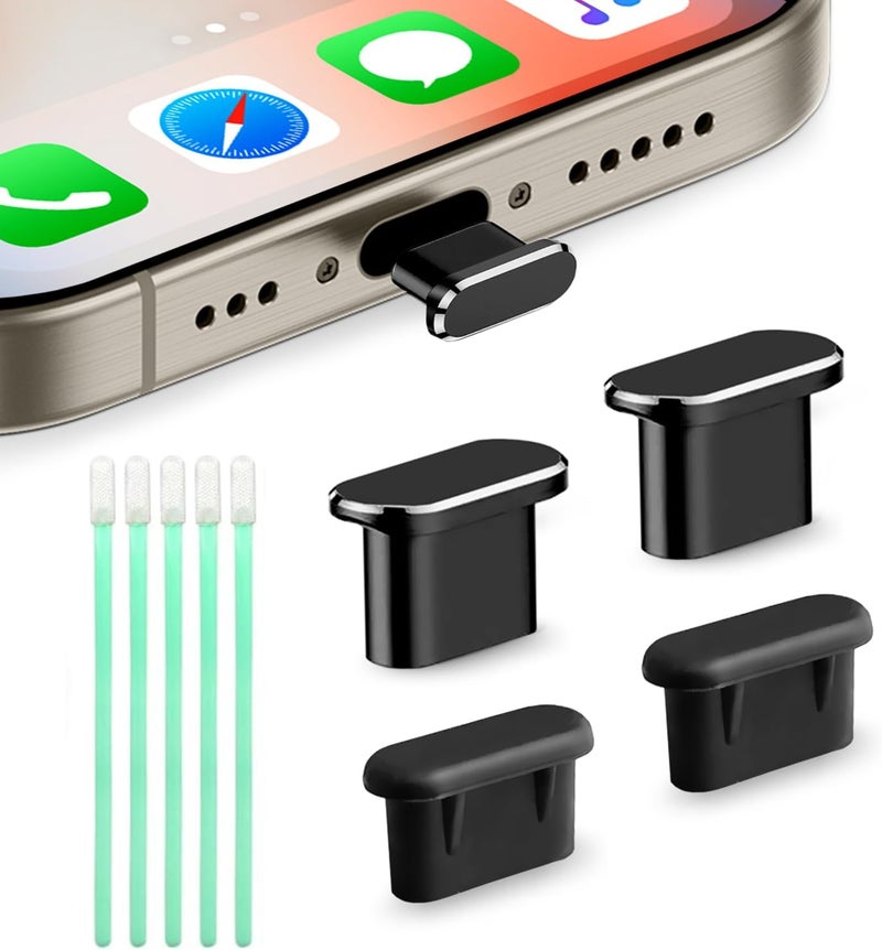 Goweewon USB C Dust Plug, USB C Port Plug Cover Compatible with iPhone 17, Ari,17 Pro,17 Pro Max, iPhone 16/15 (Pro, Plus, Pro Max) Galaxy S24–S8, iPad & Type-C Devices Charging Port Protector Dust Cover - Image 1